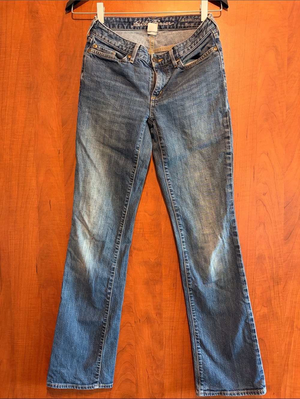 Eddie Bauer Women's Blue Boot-Cut Jeans